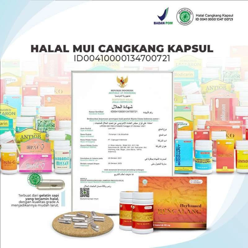 ESBI Ben Ca Lang Bencalang Herbamed - Obat Herbal Anti Kanker dan Tumor 100 Kapsul - Gambar 4
