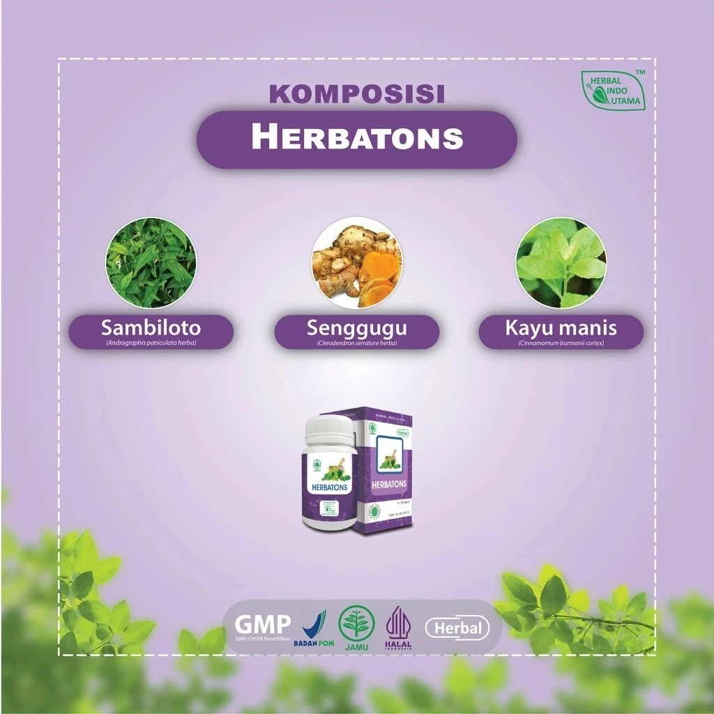 HIU Herbatons Obat Herbal Amandel Tanpa Operasi Herbal Indo Utama - Gambar 3
