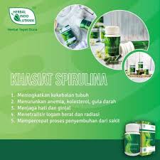 Kapsul Ekstrak Spirulina Herbal Indo Utama HIU - Gambar 3