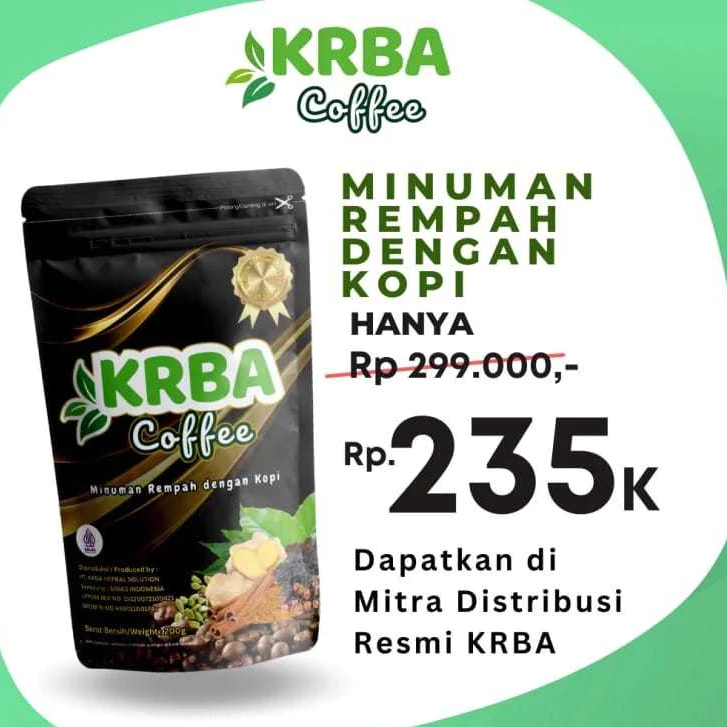 KRBA - Kopi Racik Bumbu Arab KRBA Asli Murah Kemasan Baru 2025 - Gambar 3