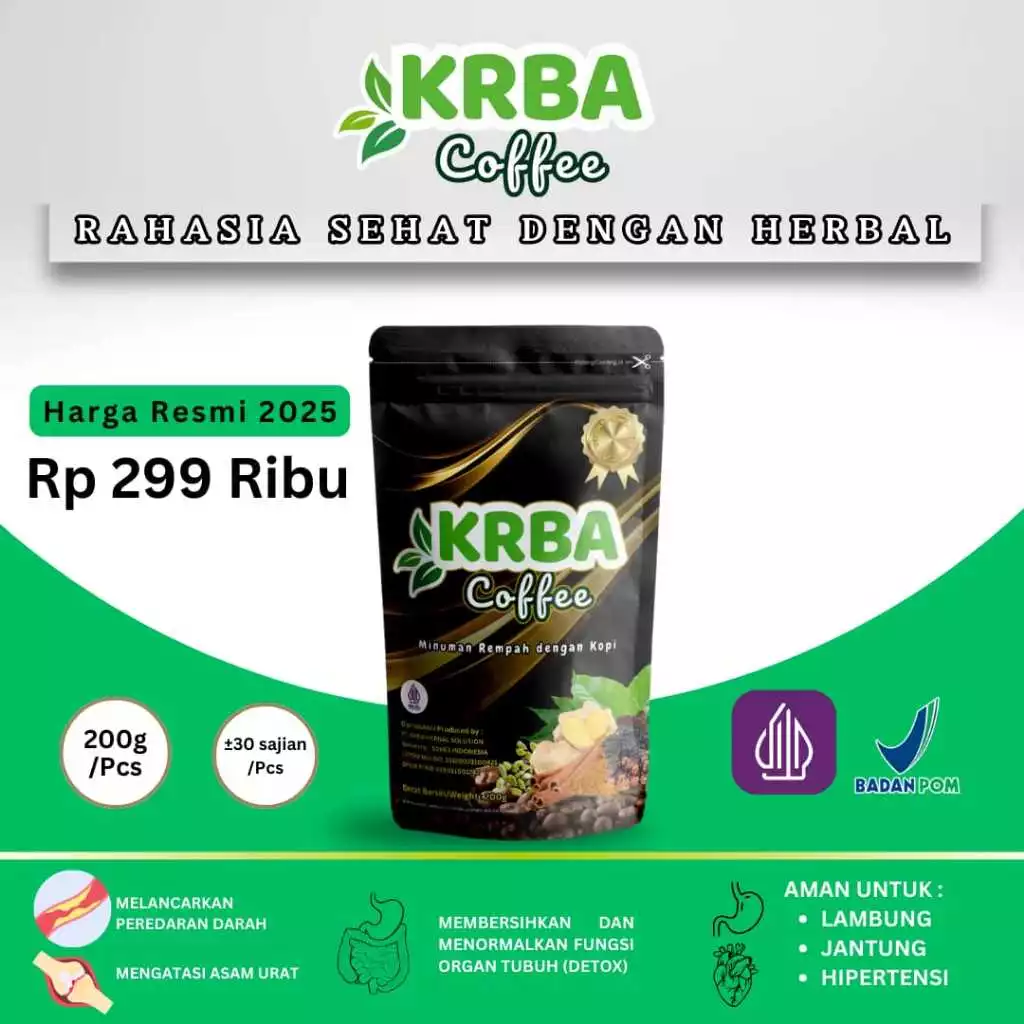 KRBA - Kopi Racik Bumbu Arab KRBA Asli Murah Kemasan Baru 2025 - Gambar 2