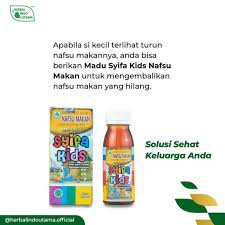 Madu Syifa Kids Syifakids Nafsu Makan Herbal Indo Utama - Gambar 3