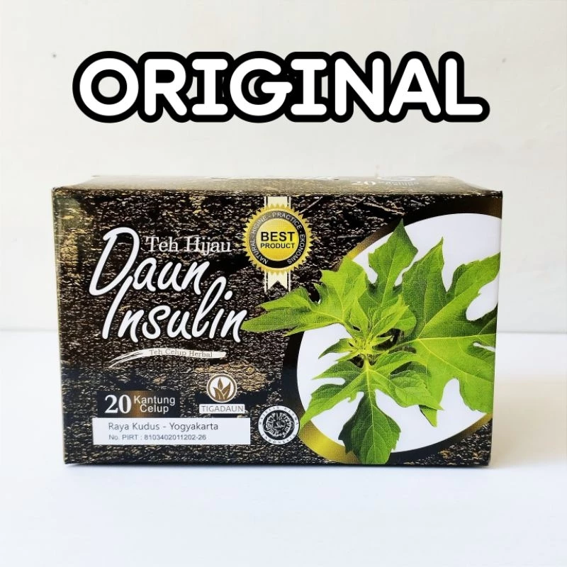 Teh Daun Insulin Celup Isi 20 Pcs Cap Tiga Daun - Grosir Teh Daun Insulin Diabetes - Gambar 5