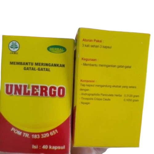 Unlergo Herbalindo - Obat Herbal Alergi Gatal - Gatal Alami - Gambar 4
